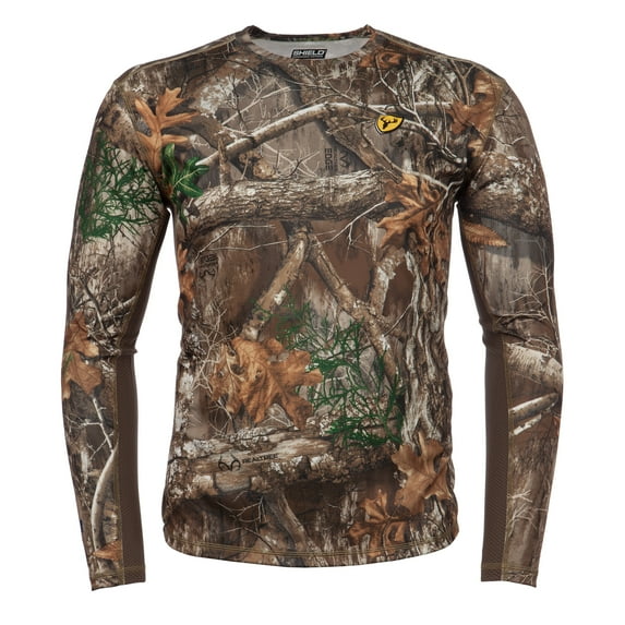 Blocker Outdoors Angatec Long Sleeve Performance Shirt, Hunting Clothes for Men (Realtree Edge, 3X-Large)