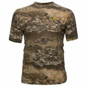 Blocker Outdoors Shield Series Fused Cotton Short-Sleeve Shirt, Camo Hunting Clothes for Men (Realtree Excape, 3X-Large)