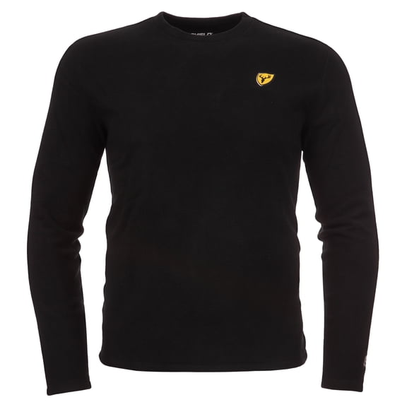 Blocker Outdoors Shield Series Koretec Polar Weight Top, Heavyweight Base Layer Shirt (Black, 3X-Large)