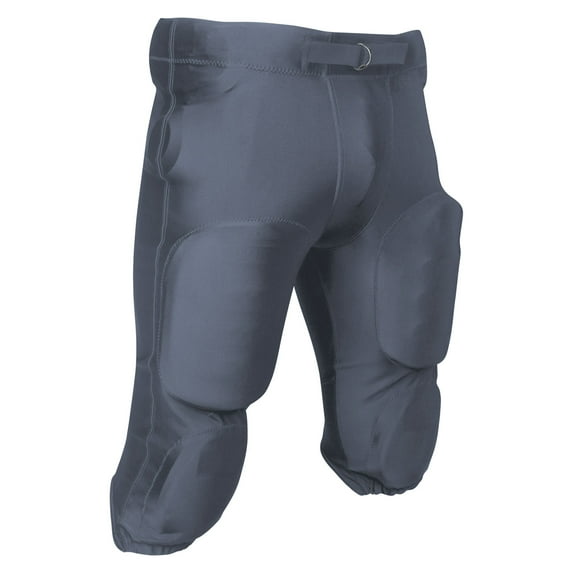 Blocker Traditional Poly/Spandex Football Game Pants, Adult 3X-Large, Graphite