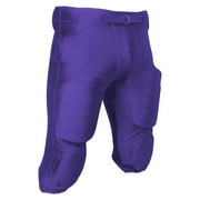 Blocker Traditional Poly/Spandex Football Game Pants, Adult Medium, Purple