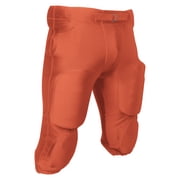 Blocker Traditional Poly/Spandex Football Game Pants, Youth Large, Orange