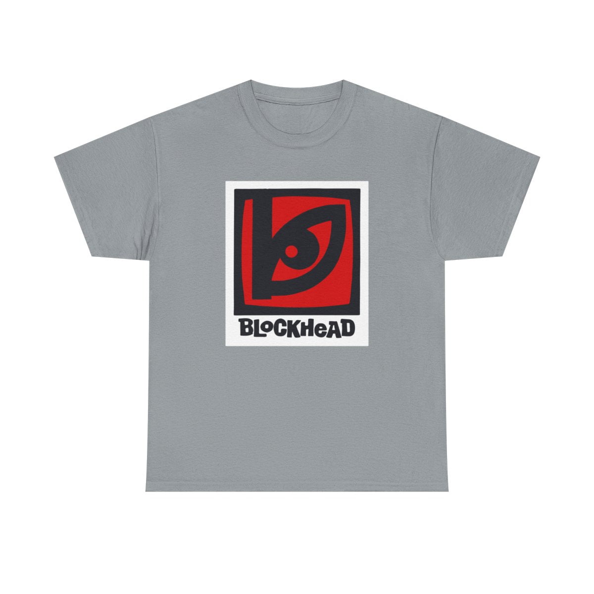 Blockhead Eye 80s Vintage Skateboarding T Shirt Design - Gravel / 3XL ...