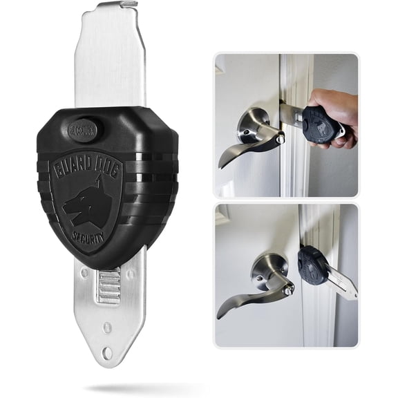 Blocklock Portable Door Lock, Hotel Door Locks for Travelers Security, Tough, Durable, Apartment Door Security, Home Security, Travel Essentials, Easy to Use