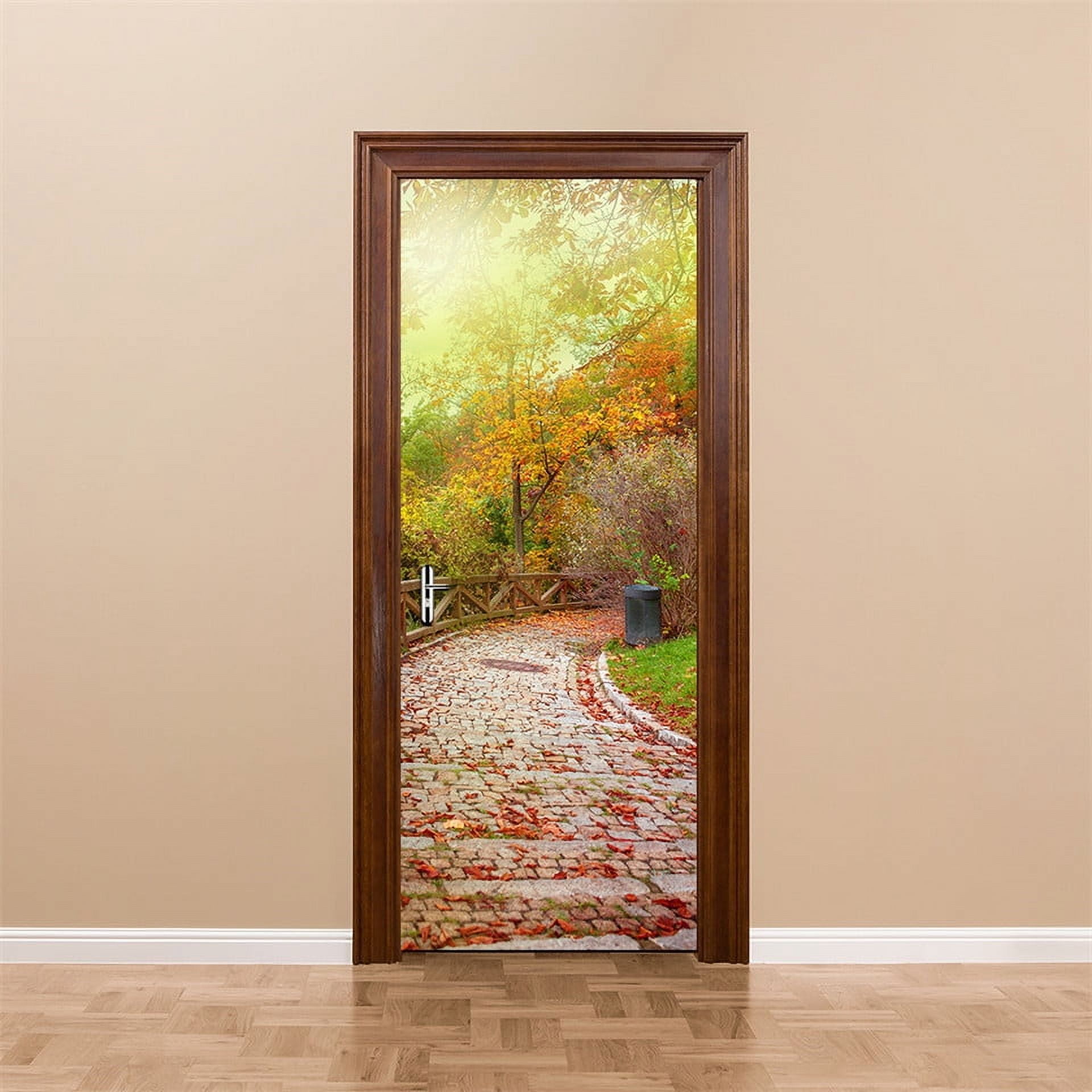Blocks Door Sticker for Children Room Decoration Self-adhesive ...