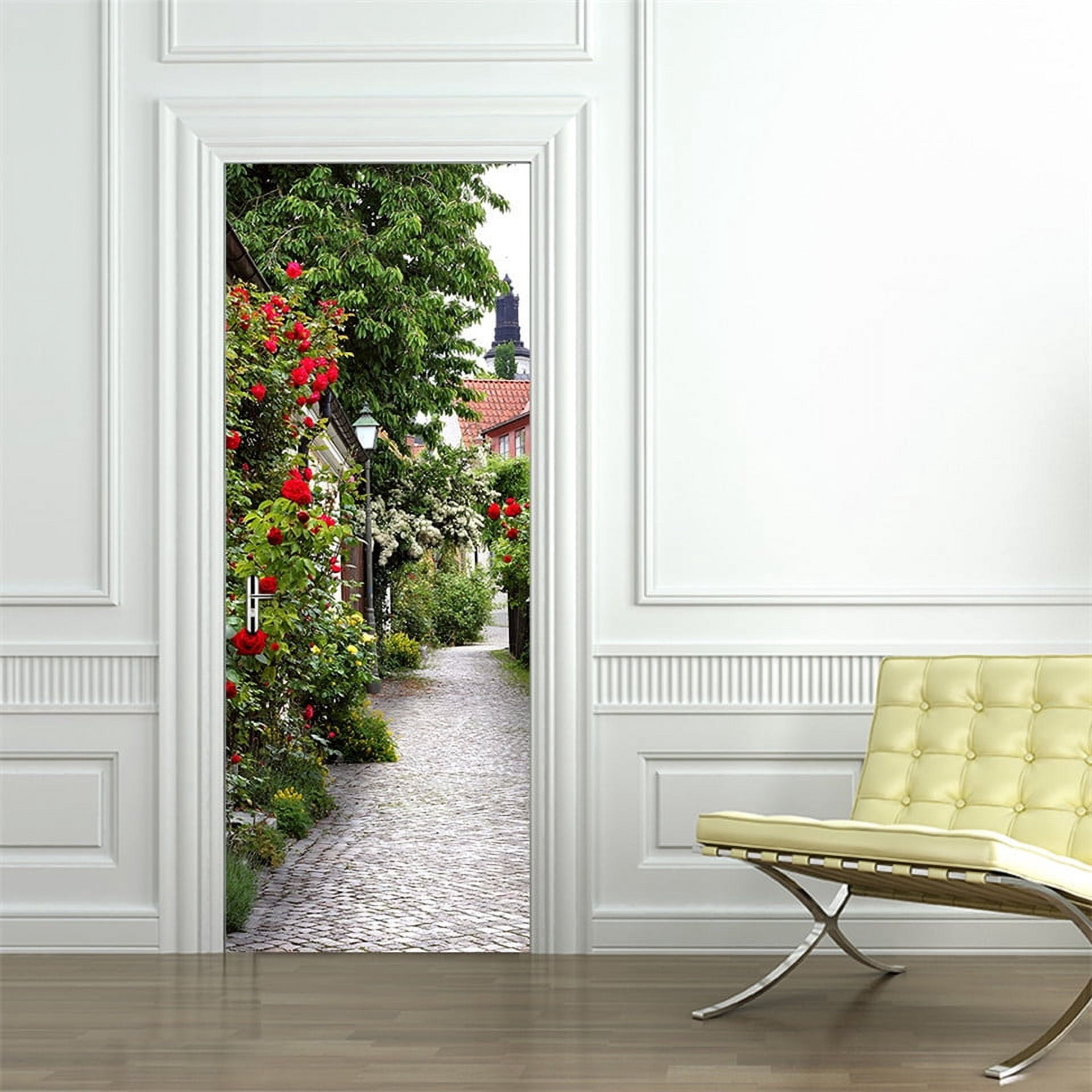 Blocks Door Sticker for Children Room Decoration Self-adhesive ...