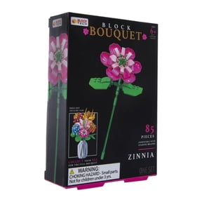 Blocks Flower,Build Plants,Floral Blocks,Mental Health Therapy