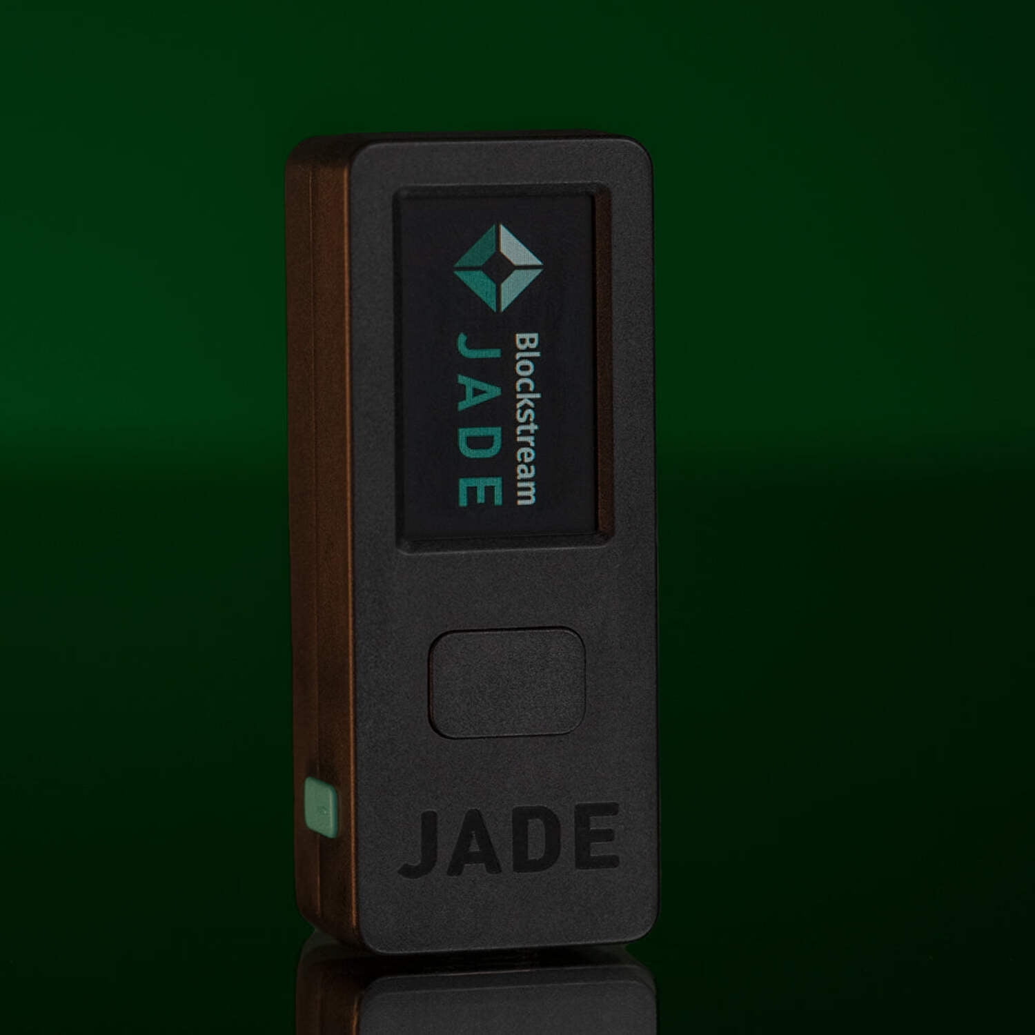 Blockstream Jade Hardware Wallet, Hardware Wallet, Bitcoin Wallet -  Transparent Green