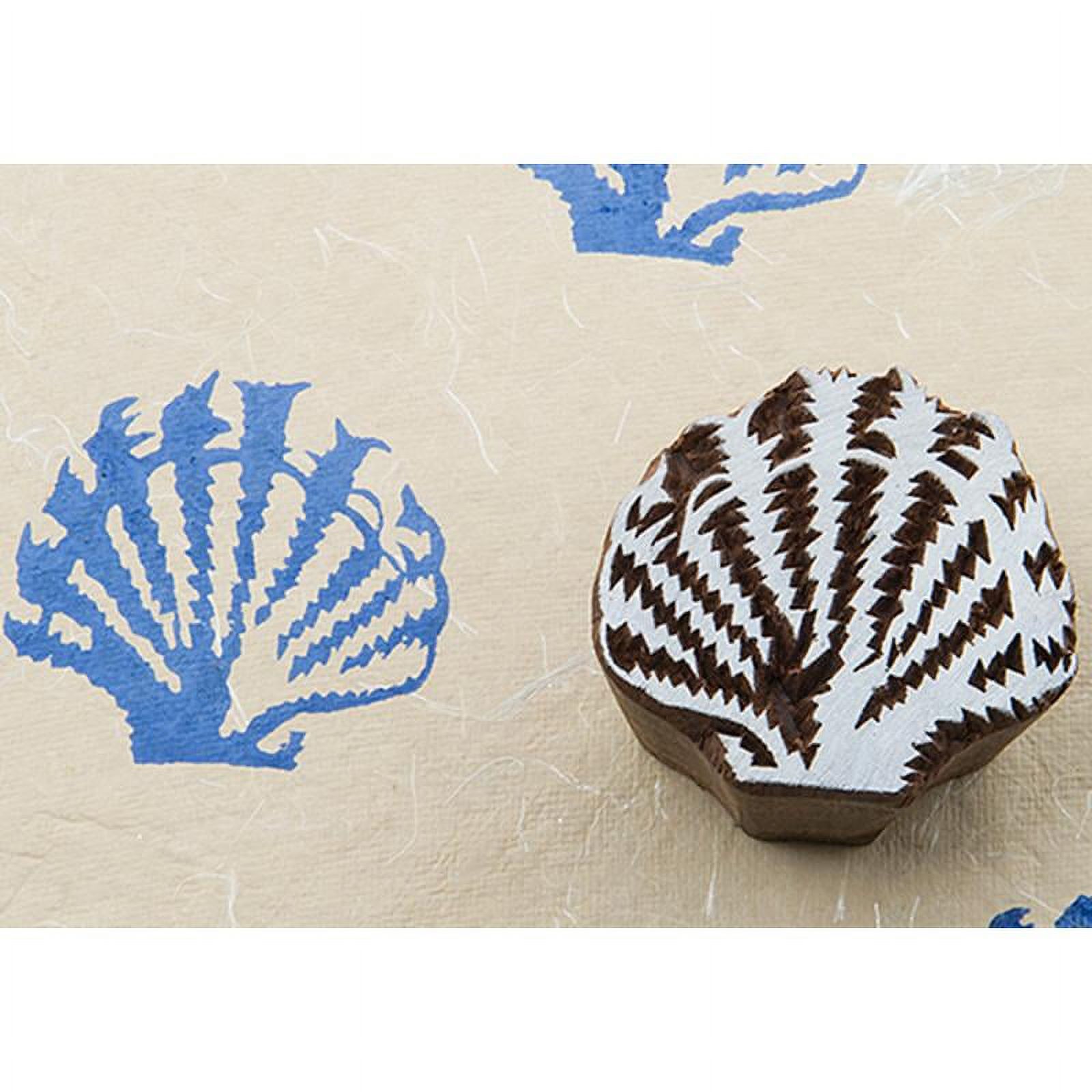 Blockwallah Block StampSeashell, Pk 1, Blockwallah