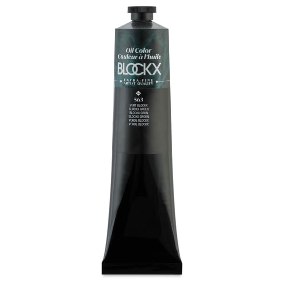Blockx Artist Oil Color - Blockx Green, 200 ml tube