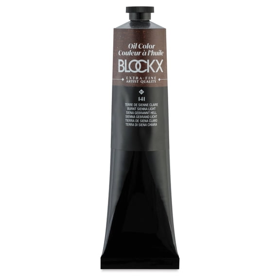 Blockx Artist Oil Color - Burnt Sienna Light, 200 ml tube