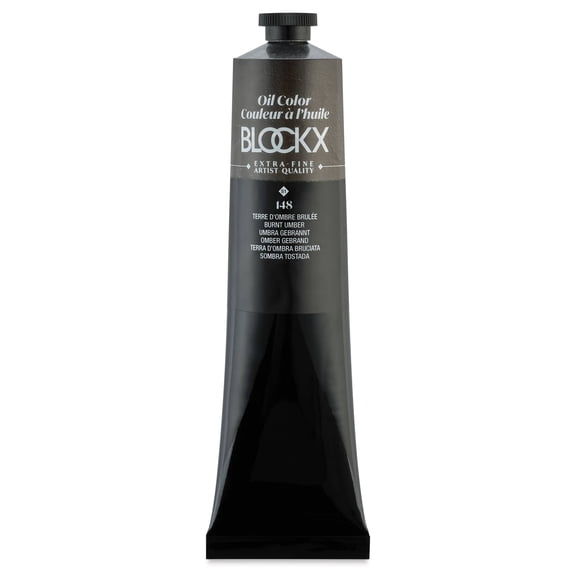 Blockx Artist Oil Color - Burnt Umber, 200 ml tube