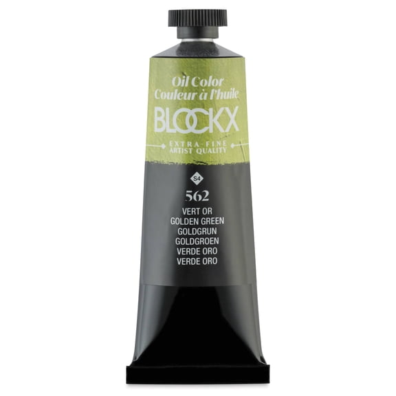 Blockx Artist Oil Color - Golden Green, 35 ml tube