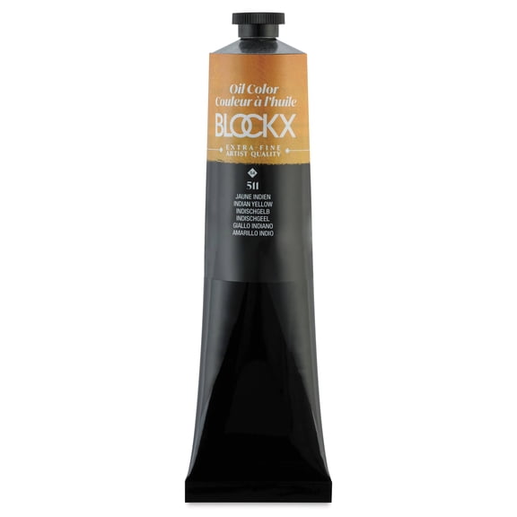 Blockx Artist Oil Color - Indian Yellow, 200 ml tube