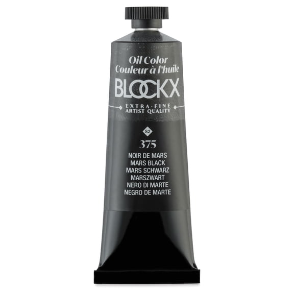 Blockx Artist Oil Color - Mars Black, 35 ml tube