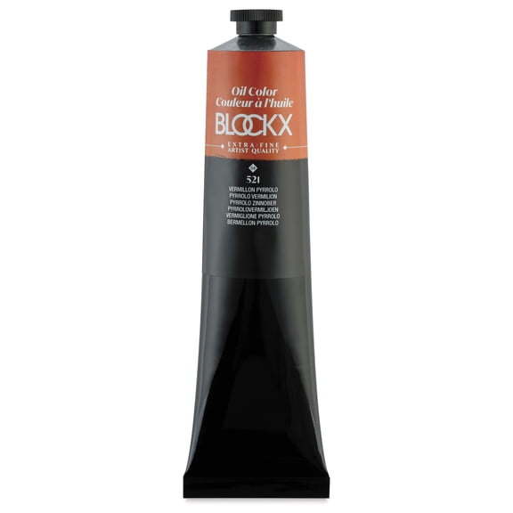 Blockx Artist Oil Color - Pyrrolo Vermilion, 200 ml tube