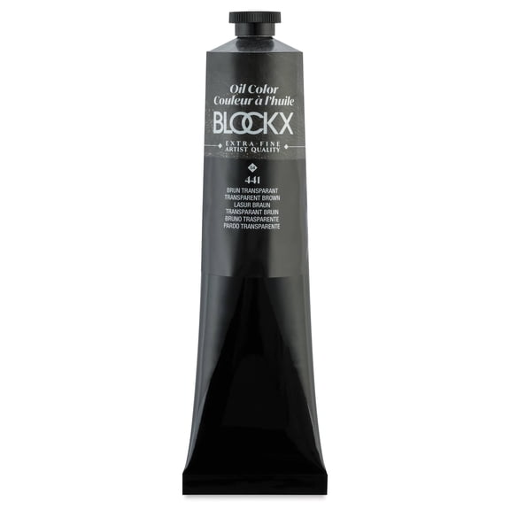Blockx Artist Oil Color - Transparent Brown, 200 ml tube