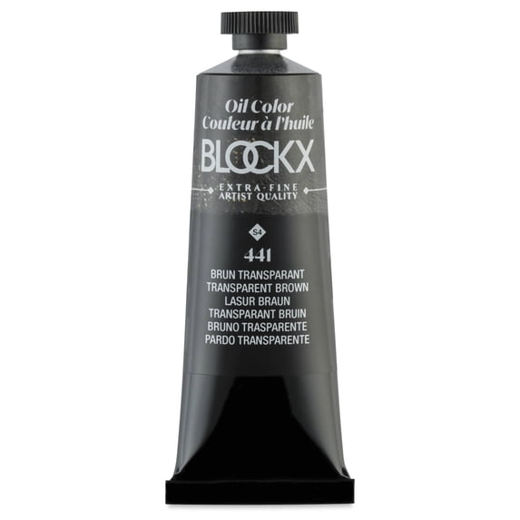 Blockx Artist Oil Color - Transparent Brown, 35 ml tube