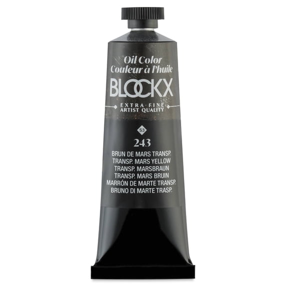 Blockx Artist Oil Color - Transparent Mars Brown, 35 ml tube