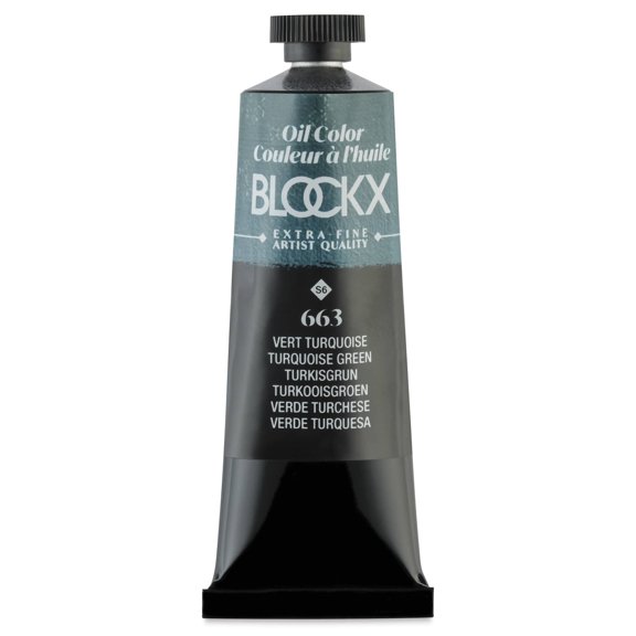 Blockx Artist Oil Color - Turquoise Green, 35 ml tube