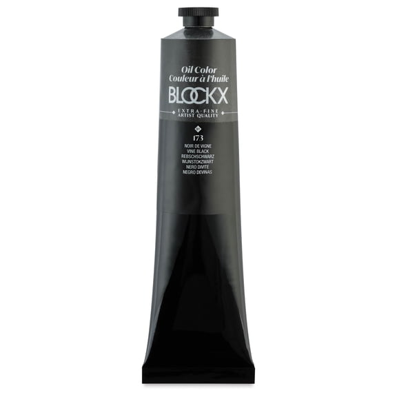 Blockx Artist Oil Color - Vine Black, 200 ml tube