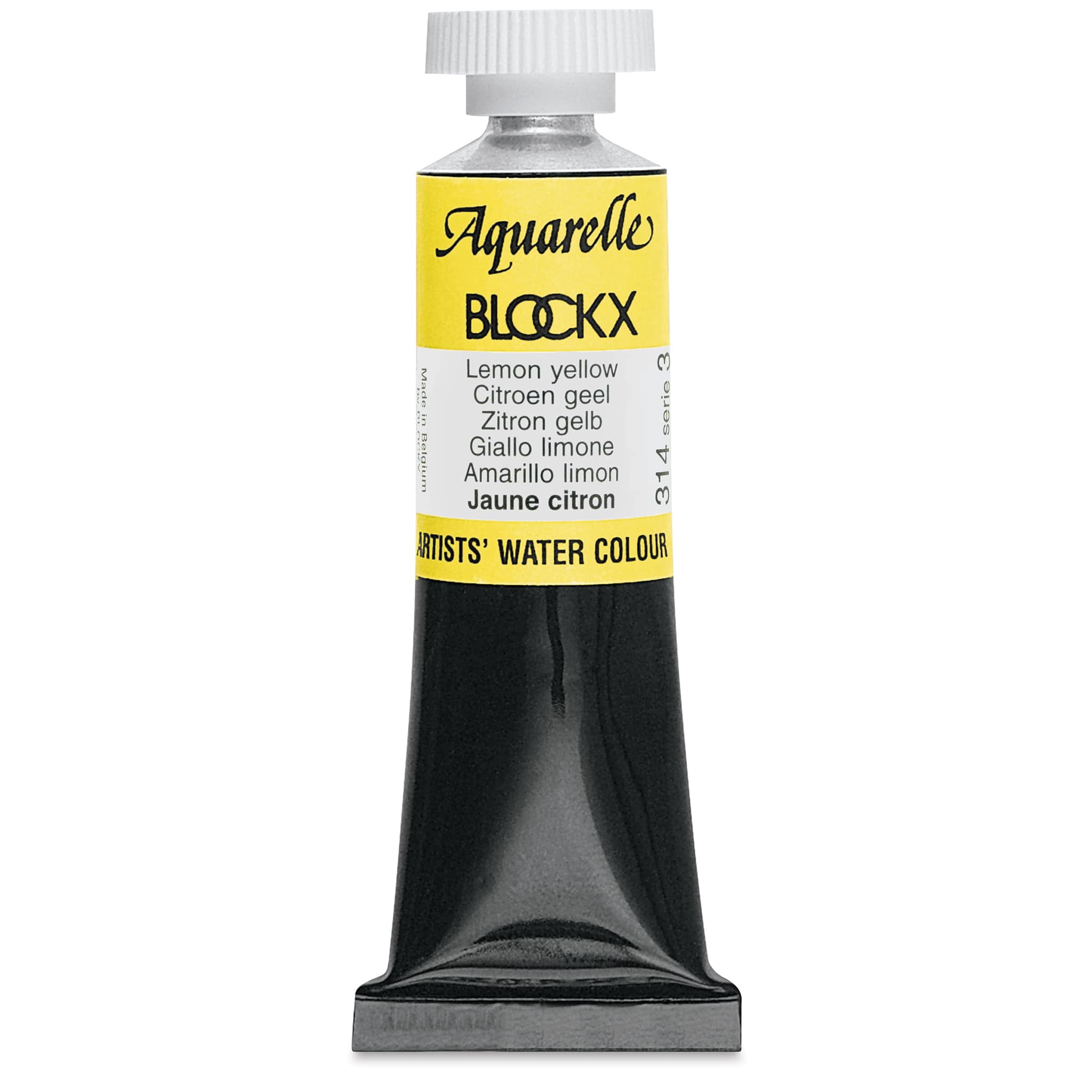 Blockx Artists' Watercolor - Lemon Yellow, 15 ml Tube