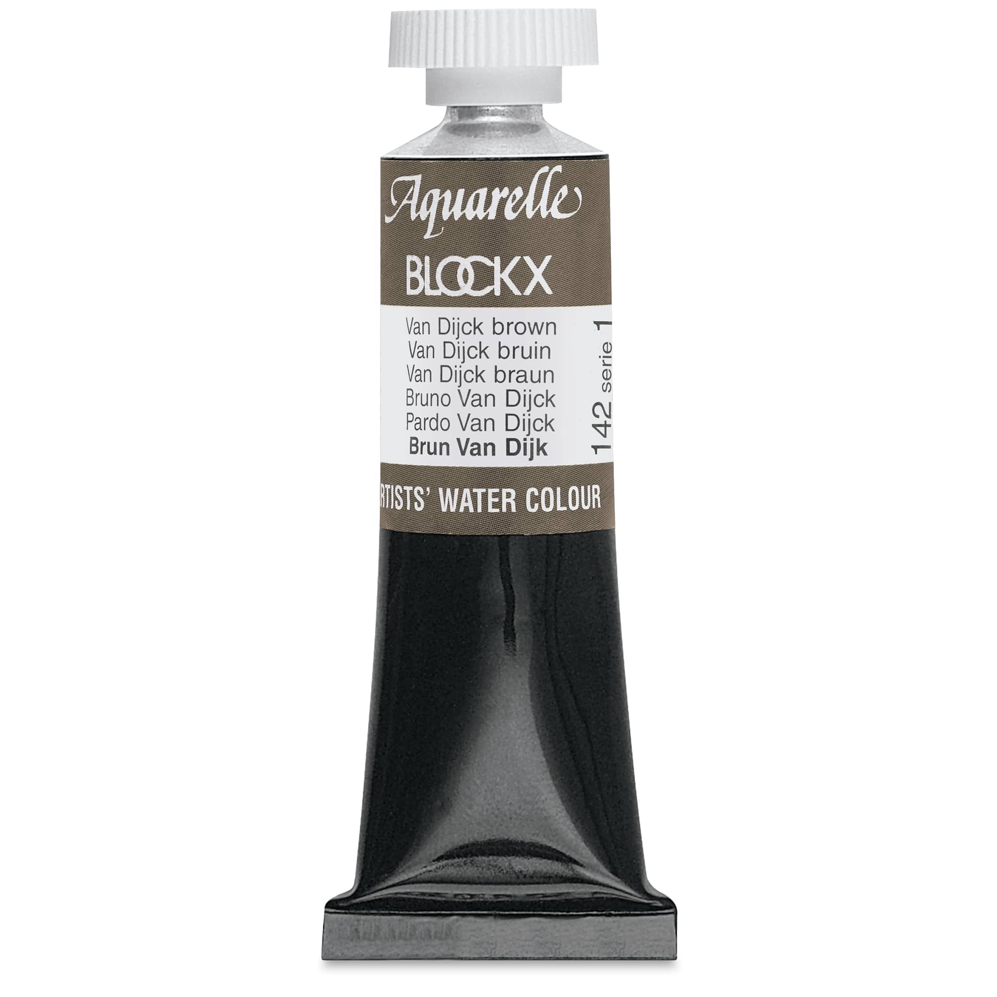Blockx Artists' Watercolor - Van Dyck Brown, 15 ml tube
