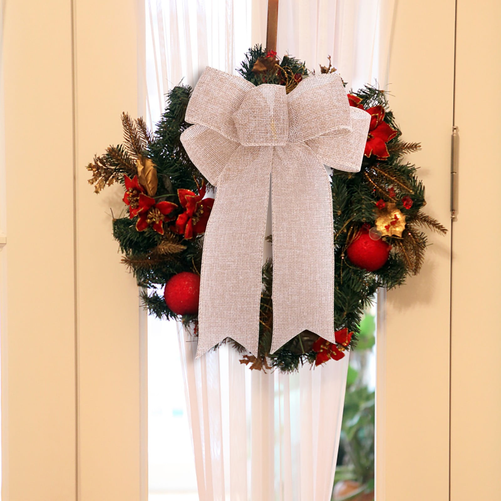 Bloderetu 50 off Clear!Decoration Tree Decoration Small Bowknot