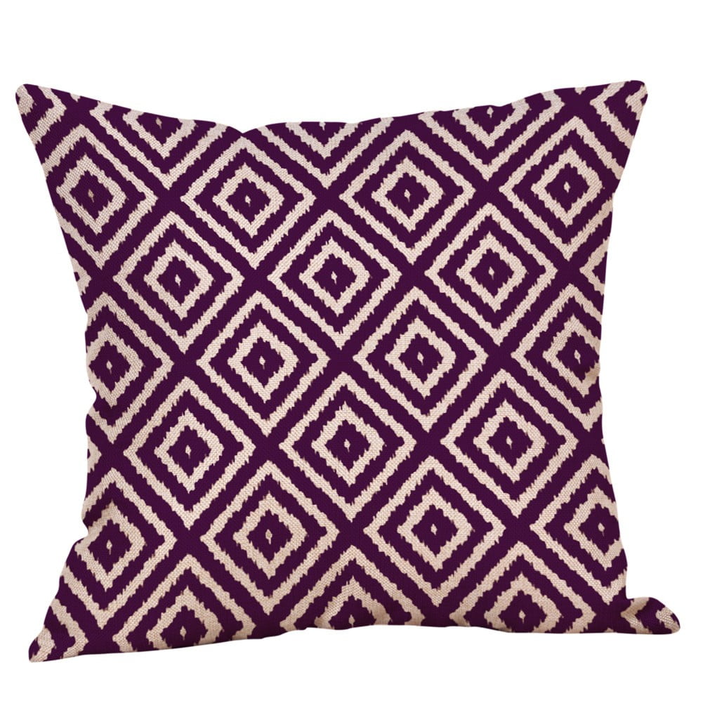 Bloderetu 50 off Clear! Mustard Pillow Case Purple Geometric Fall