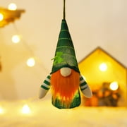 Bloderetu 50% off Clear! St. Patrick's Day Illuminated Glowing Party Decoration Dwarf Doll