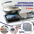 Bloderetu Reusable 4PCS Aluminum Gas Foil Stove Burner Protector Cover