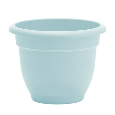 Bloem 10-in Ariana Self Watering Plastic Planter - Misty Blue