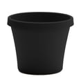thumbnail image 1 of Bloem Terra 10" Round Plastic Planter with Drainage Holes - Indoor/Outdoor, 2 Gallon Capacity, Lightweight Garden Pot, Black, 1 of 5