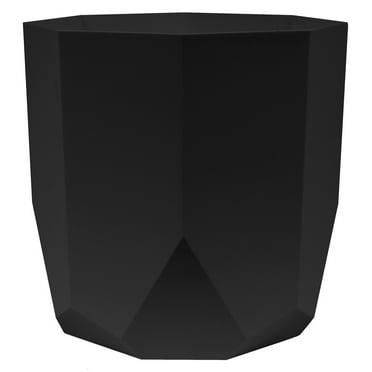 Bloem 10-in Tuxton Geometric Resin Planter - Black