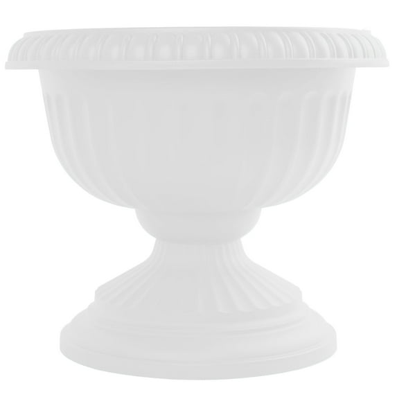 Bloem 12-in Grecian Urn Resin Planter - Casper White