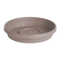 thumbnail image 1 of Bloem Terra Resin Saucer Tray: 9.25" Bottom Width - Pebble Stone - Matte, Durable, Ribbed Bottom, Indoor and Outdoor, Fits 12" Bloem Terra Pots, 1 of 5