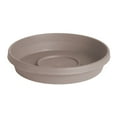 thumbnail image 1 of Bloem Terra Resin Saucer Tray: 11.25" Bottom Width - Pebble Stone Beige - Matte, Durable, Ribbed Bottom, Indoor and Outdoor, Fits 14" Bloem Terra Pots, 1 of 8