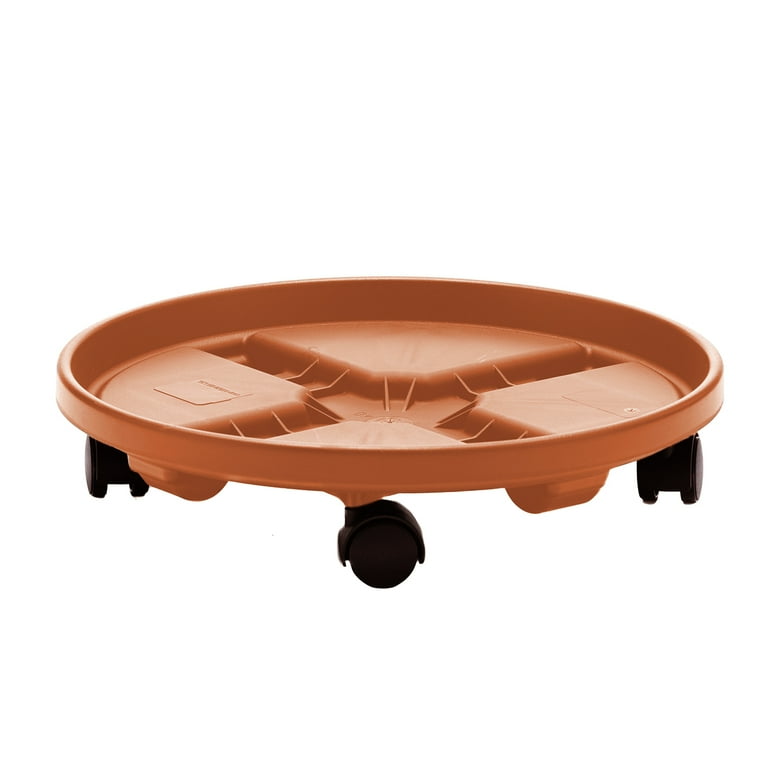 Bloem Rolling Plant Stand Caddie Saucer 16 Bloem Rolling Plant Stand Caddie Saucer 16