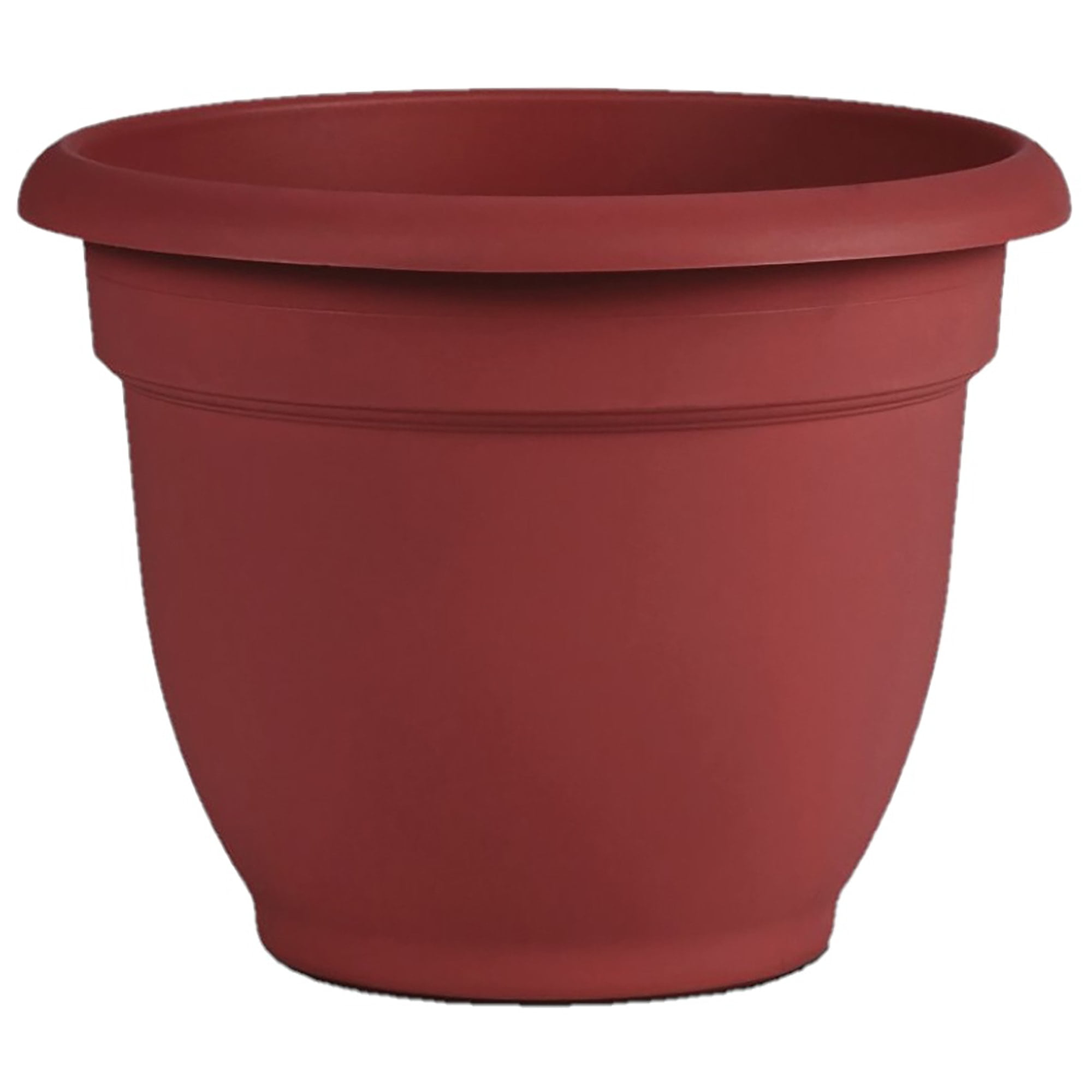 Ariana Bell-Shaped Indoor/Outdoor Planter in Burnt Red, 21.5"