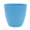 thumbnail image 1 of Bloem 20-in Dayton 100% Recycled Plastic Planter with Saucer - Ocean Blue, 1 of 6