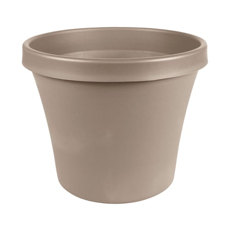 Bloem 20-in Terra Round Resin Planter - Pebble Stone Beige (Saucer Not Included)