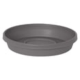 thumbnail image 1 of Bloem 24" Terra Round Plant Saucer, Lightweight UV-Resistant Resin Outdoor & Indoor Flower Pot Tray - Fits 24-inch Planter Pots, Charcoal Gray, 1 of 5