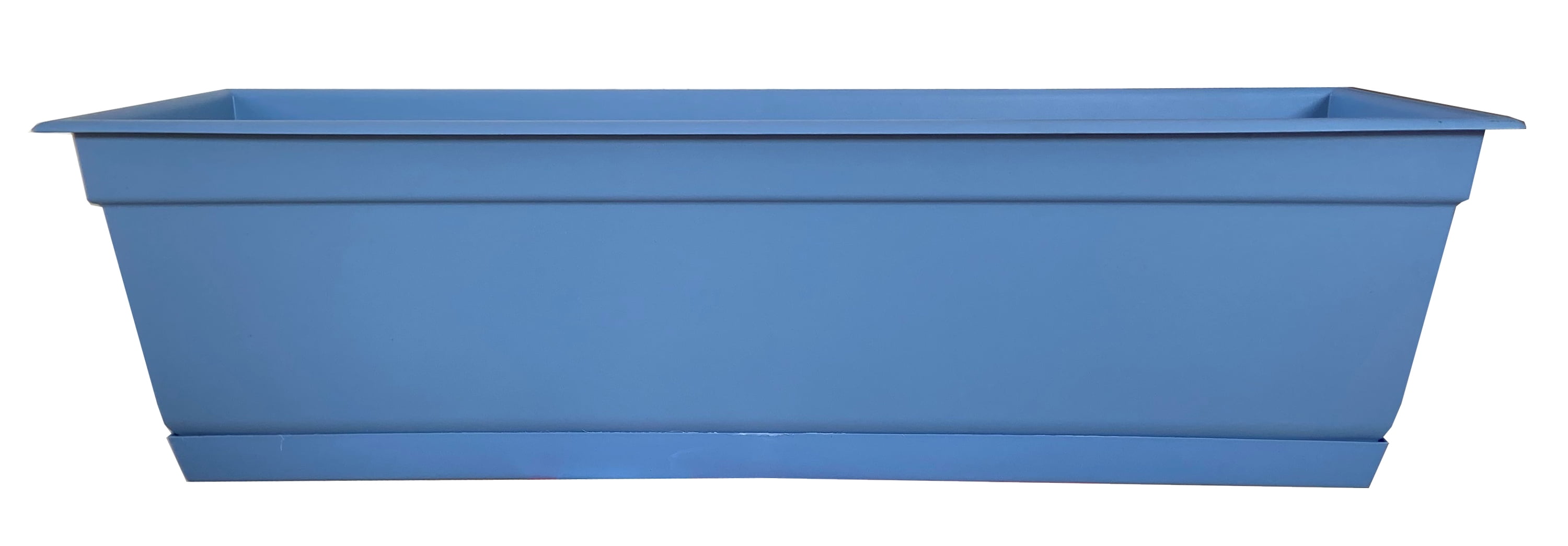Ocean Blue 24" Recycled Plastic Self-Watering Window Box
