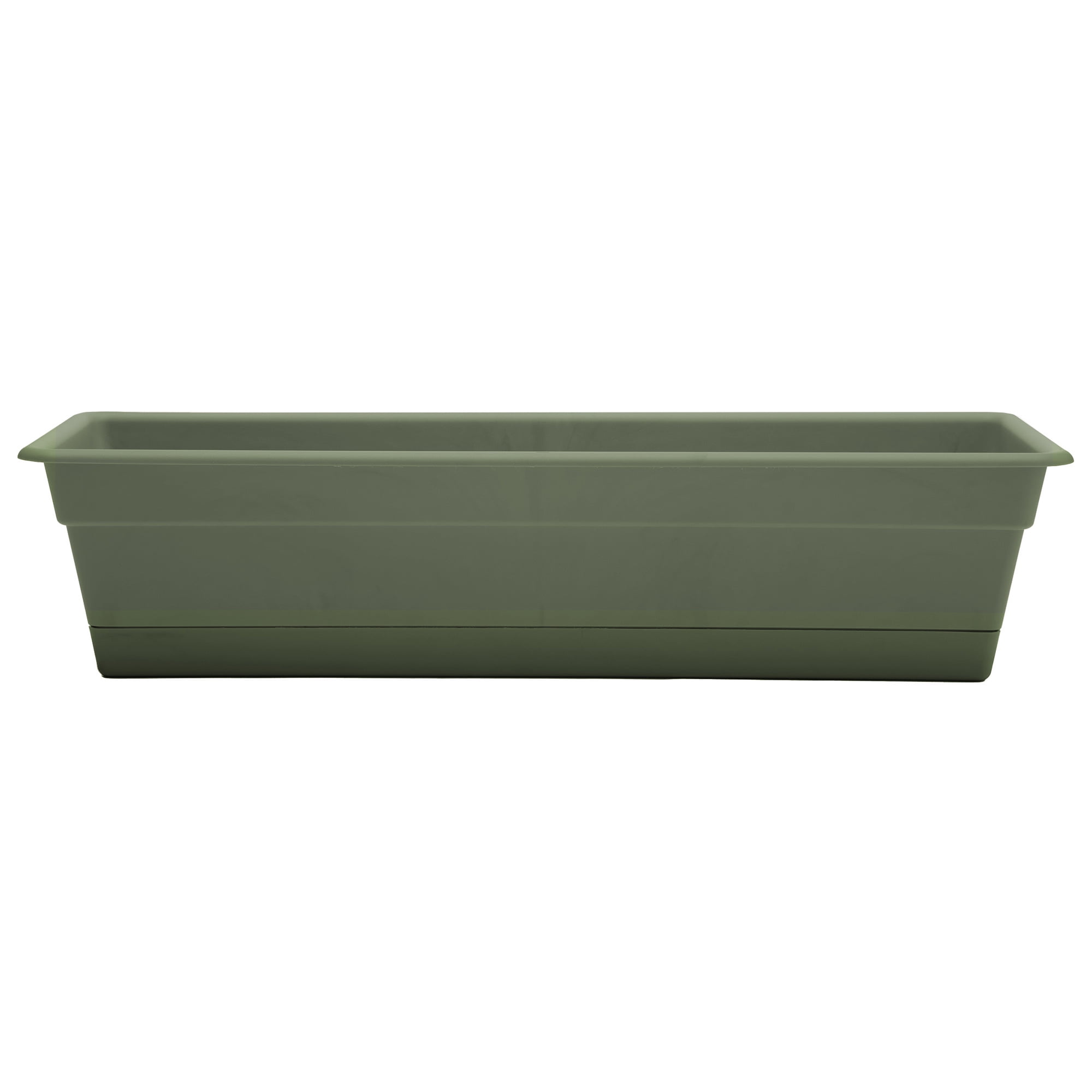 Living Green 24" Rectangular Resin Window Box Planter