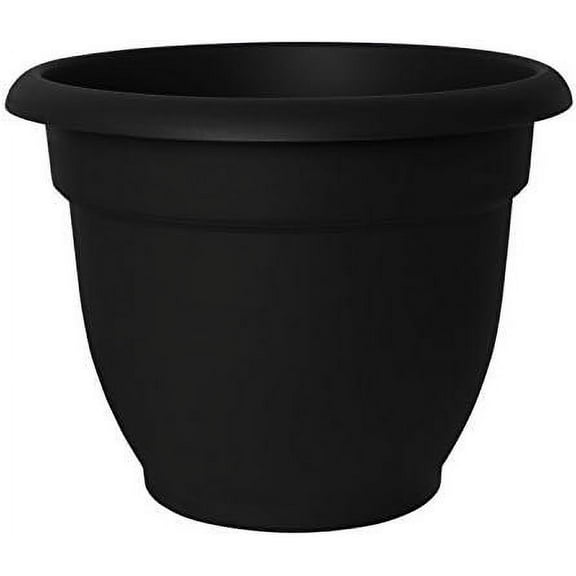 Bloem 6'' Round Green Resin Ariana Planter with Self-Watering