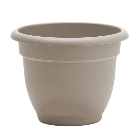 Bloem 6-in Ariana Self Watering Plastic Planter - Pebble Stone Beige
