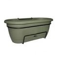 thumbnail image 1 of Bloem 7026166 7.5 x 9.13 x 18 in. Resin Lucca Window Box, Living Green, 1 of 1