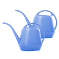 thumbnail image 1 of Bloem Aqua Rite 144 Fl Oz Plastic Watering Can -  Indoor & Outdoor, Narrow Spout, Comfortable Dual Handles for Flowers and Houseplants, Peri-Blue, 2-Pack, 1 of 7