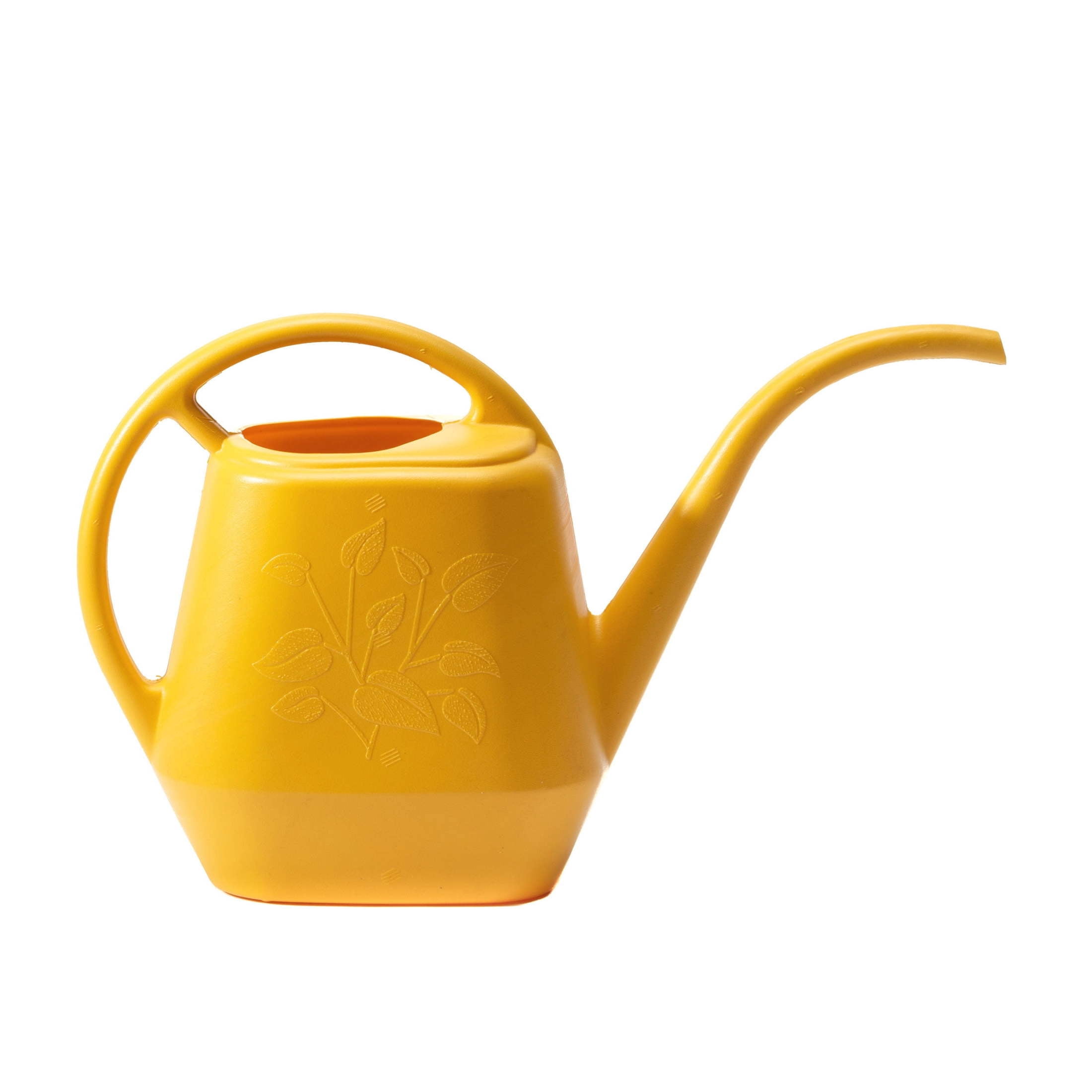 Bloem Aqua Rite 56 Fl Oz (.44 Gallon) Earthy Yellow Resin Watering Can for Indoor and Outdoor Use