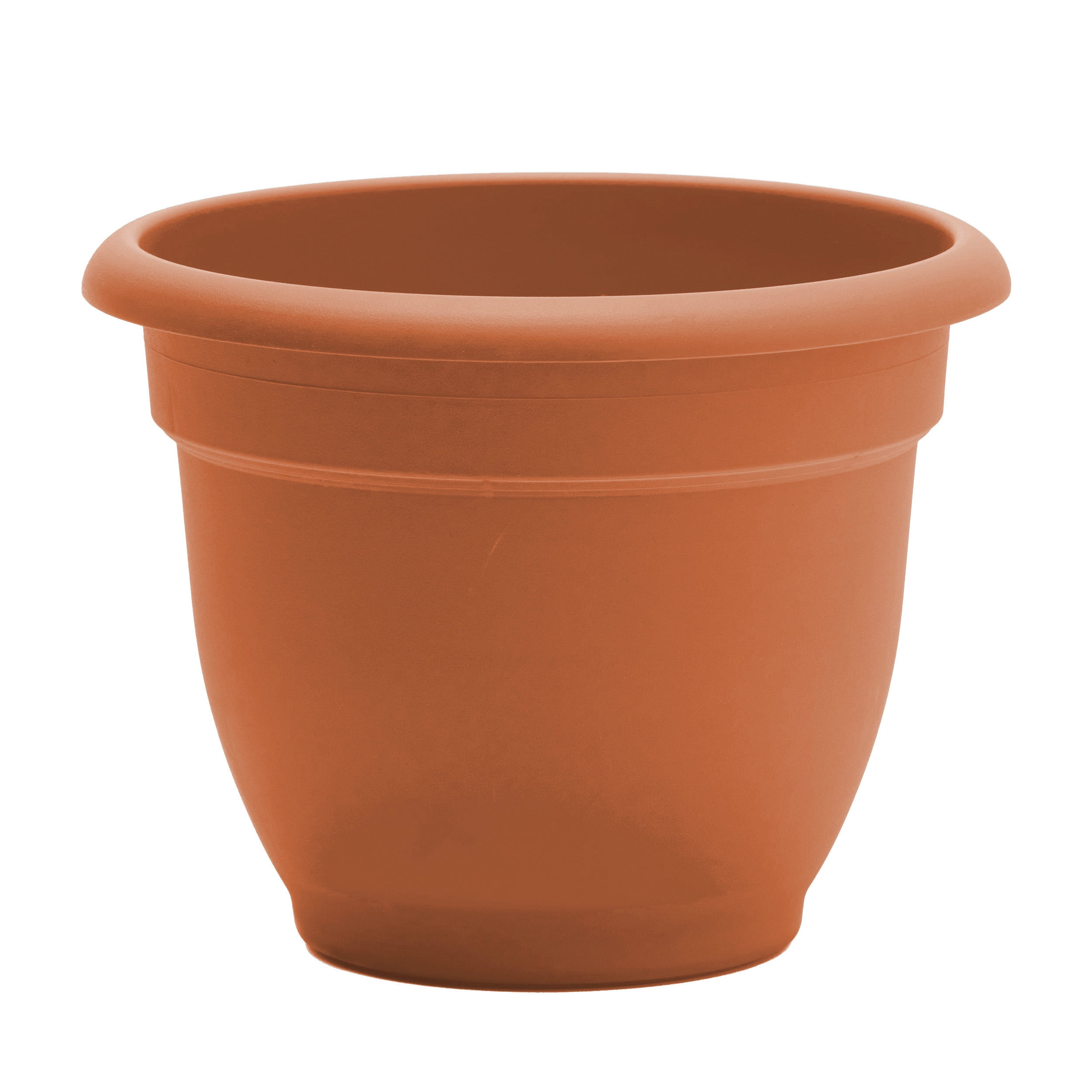 Bloem Ariana Pot Planter 12" Terra Cotta Durable Resin Pot, For